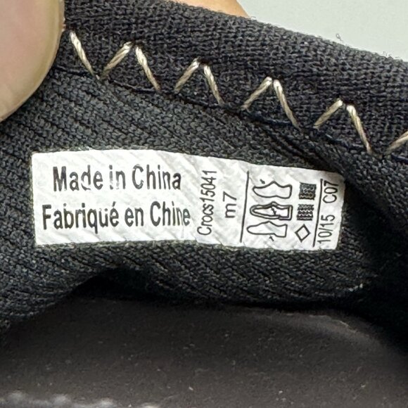 Crocs Shoes Men's Size 7 Brown Swiftwater Leather Fisherman Sandals 204562 - Picture 8 of 9